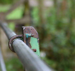 Close-up of rusty metal