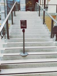 Staircase in building