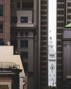 Low angle view of modern buildings