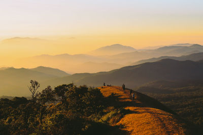 Beautiful views on top of doi monjong in chiang mai, thailand.