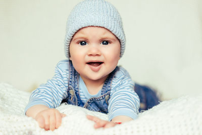 Portrait of cute baby boy