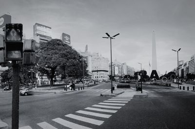 City street against sky