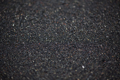 Full frame shot of black sand