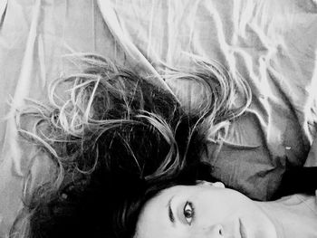Close-up of young woman