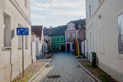 Street amidst buildings in city