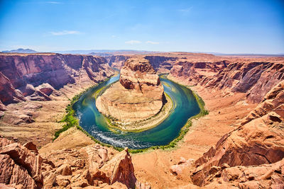 Scenic view of desert against sky