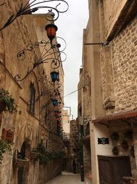 Low angle view of buildings in city