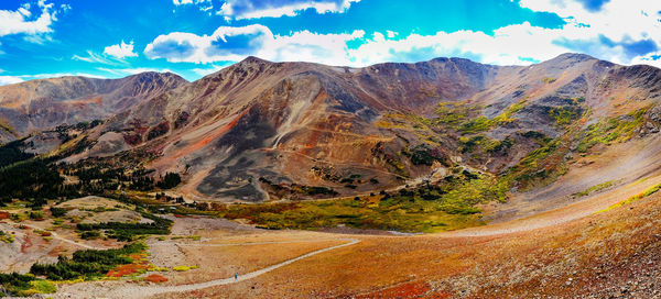 View of road passing through landscape