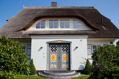 Built structure against clear sky