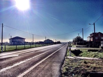 Road passing through landscape