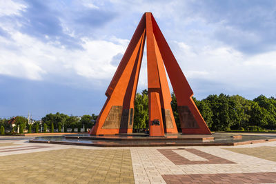 View of built structure against sky