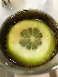 Close-up of food on table