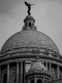 Low angle view of historical building against sky