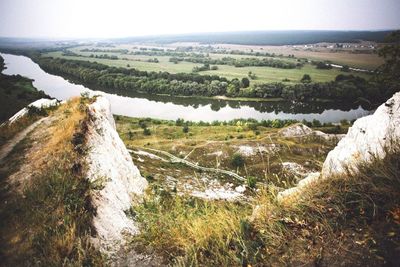 Scenic view of landscape against sky