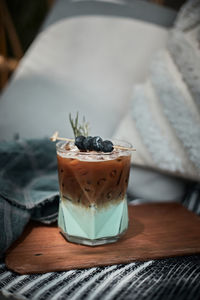 Close-up of drink on table