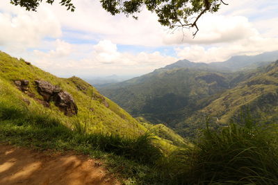 Scenic view of landscape against sky