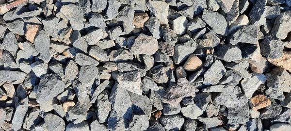 Full frame shot of stones