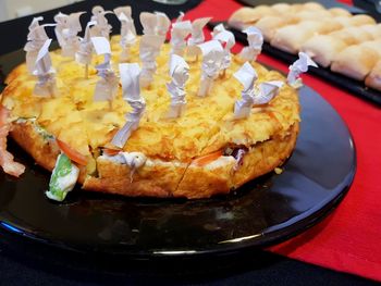 Close-up of cake in plate