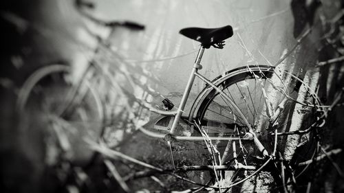 Close-up of bicycle