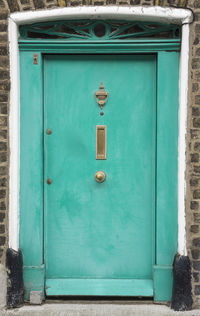 Close-up of door