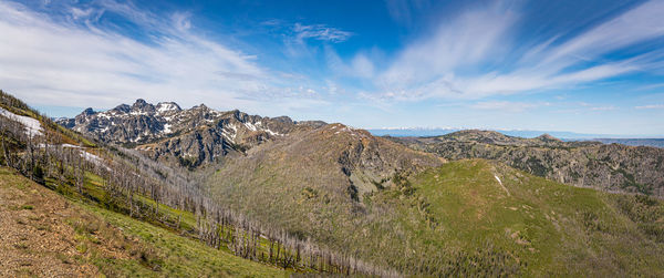 Panoramic view of landscape against sky