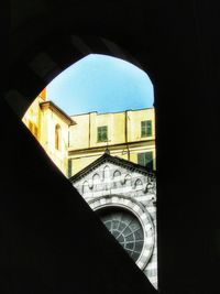 Low angle view of historic building against sky