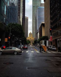 Traffic on city street