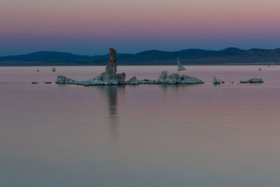 Sunset at mono lake