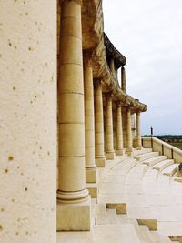 Exterior of temple against sky