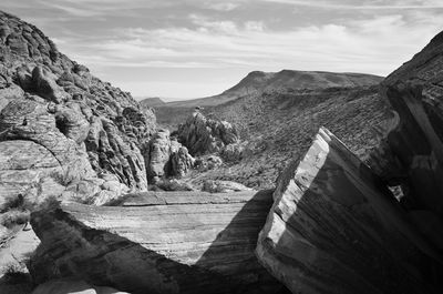 Panoramic view of landscape against sky