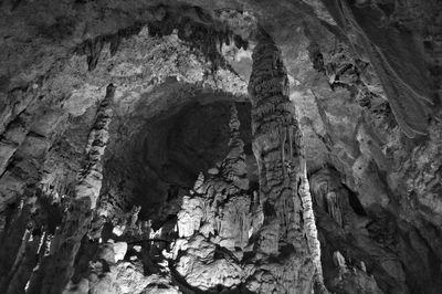 Low angle view of cave