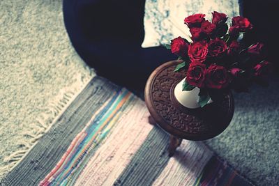 Close-up of wooden flower