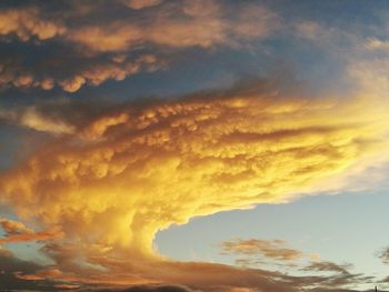 Low angle view of dramatic sky