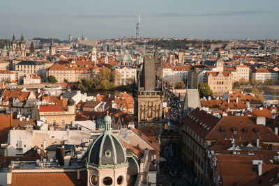 Aerial view of a city