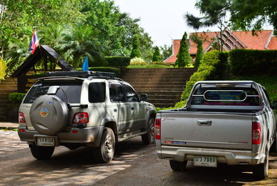 Car on road