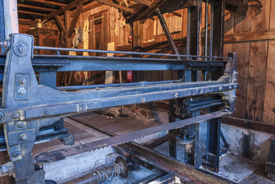 Interior of old abandoned factory