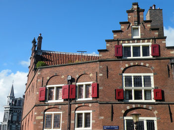 Low angle view of building against sky