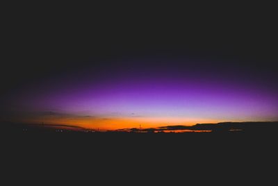 Scenic view of sky at sunset