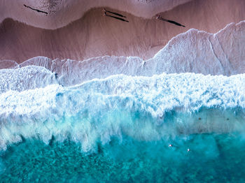 Aerial view of sea