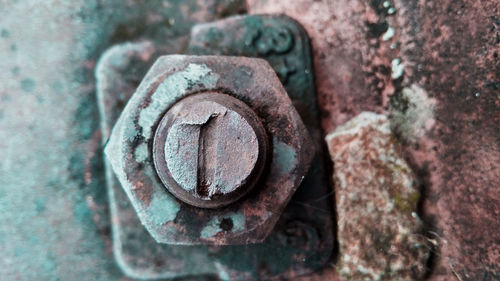 Close-up of rusty metal