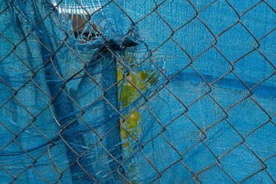 Full frame shot of chainlink fence