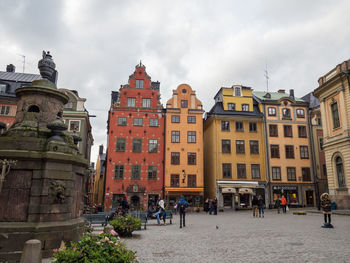 View of buildings in city