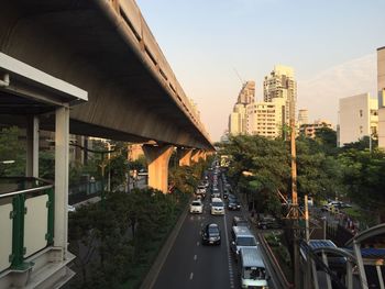 Road in city