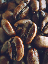 Detail shot of coffee beans