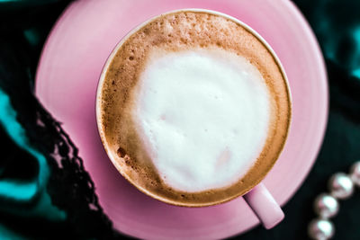 Close-up of coffee on table