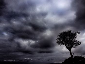 Low angle view of cloudy sky