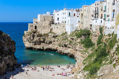 Group of people on beach