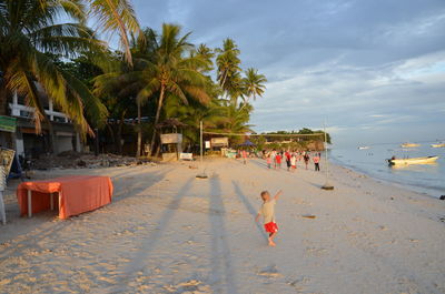 People on beach