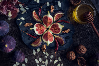 Directly above shot of fruits