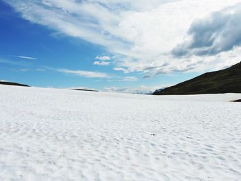 Snow covered landscape